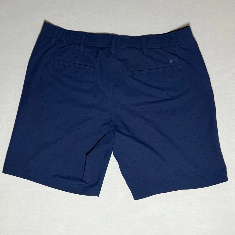 Pantalones Cortos de Golf Under Armour Rendimiento Ligeros Azul Talla 40 Foto 3 de 4