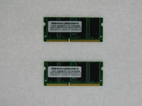 512MB 2X256MB PC133 SODIMM SDRAM 144pin memory so-dimm Laptop Notebook 133Mhz - Picture 1 of 1