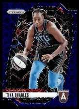 2024-25 Panini Prizm WNBA Blue Lazer Tina Charles Atlanta Dream #36
