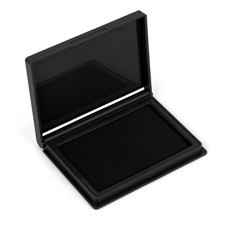 Black Stamp Pad, 4 x 2.5 Inch Premium Quality Ink Pad for Stamps, All-Purpose...