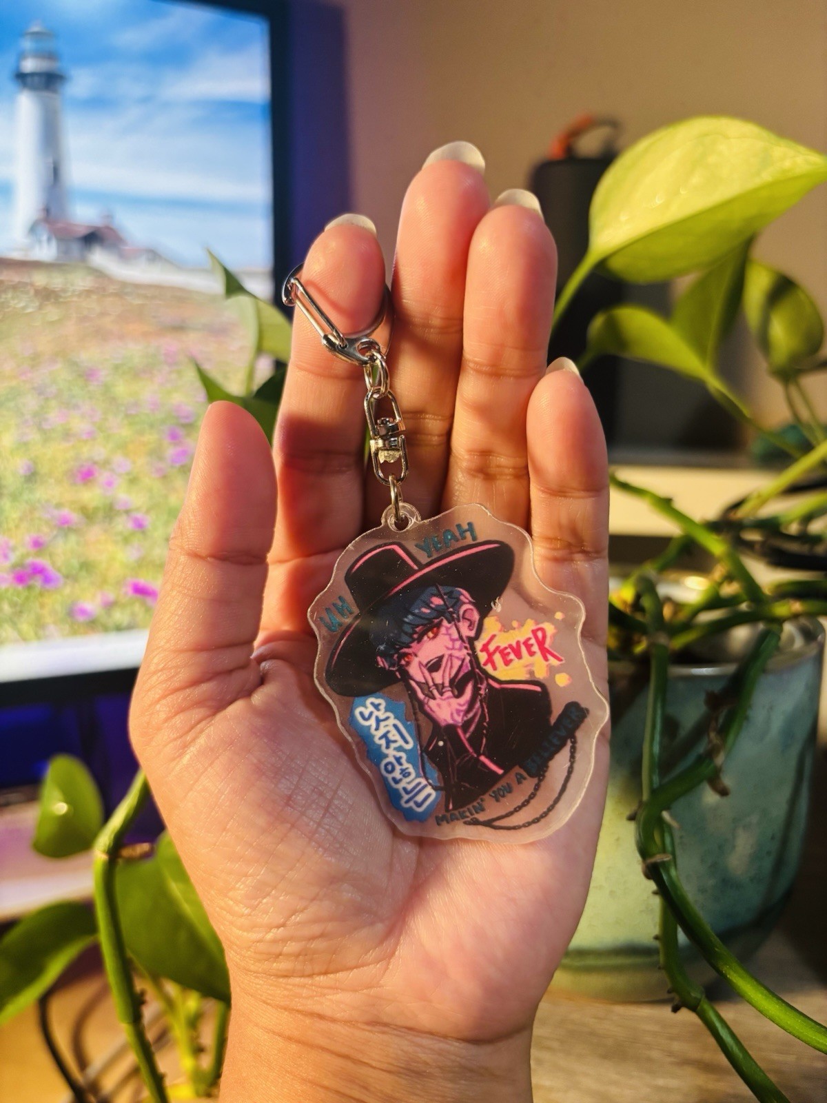 KPop Demon Hunter Saja Boys Baby Demon Custom Acrylic Keychain Anime