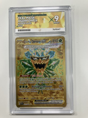 Teal Mask Ogerpon ex graded ACE 9 for sale on eBay
