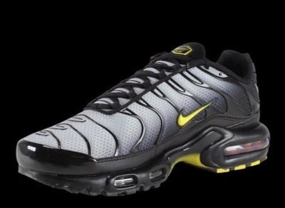 Nike Air Max Plus 'Grey/Black/Yellow' DM0032-012 Men's 9.5 US Shoes / Sneakers