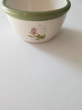 SONOMA HOME GOODS HERB GARDEN MULTI PURPOSE BOWL 5" SAGE DILL ROSEMARY LAVENDER