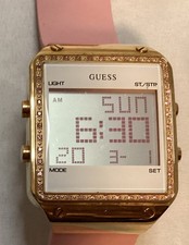 Guess Orologio Da Donna Glitz Iridescente - Quadro Multifunzione, Cinturino In Acciaio, Chiusura Pieghevole - 3