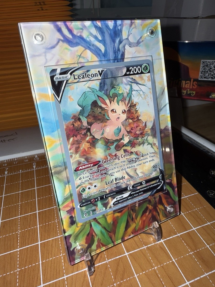 Leafeon V Alt Art 167/203 Evolving Skies Pokemon Extended Artwork