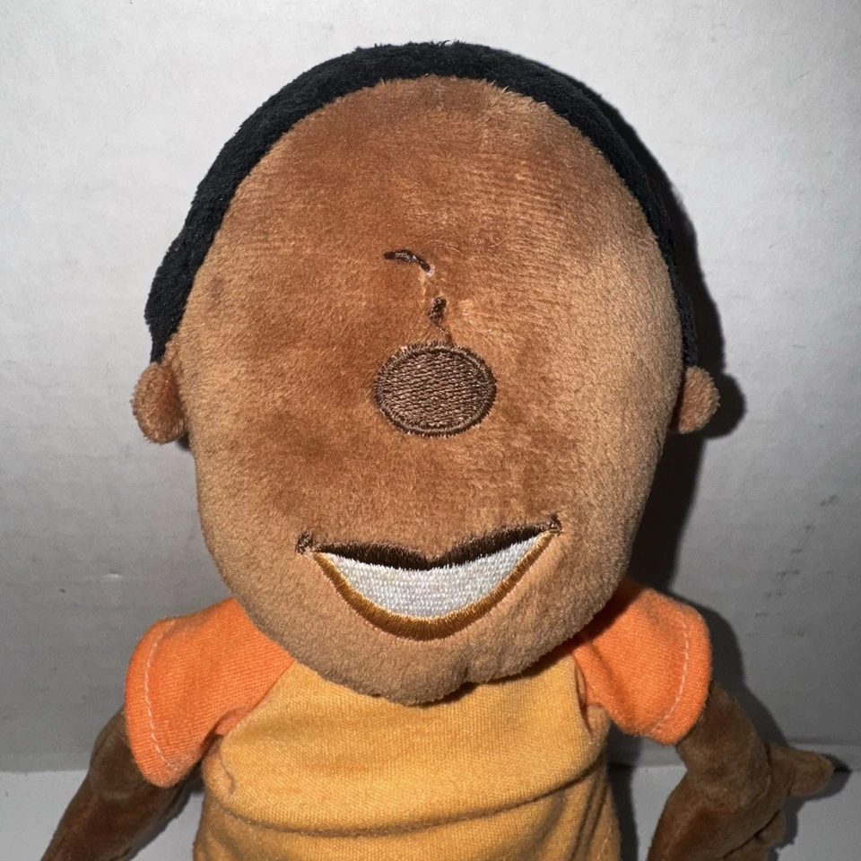 Muñeca de peluche Bino & Fino edición pionera EVCL Nigeria rara juguete afro para niños Foto 2 de 4
