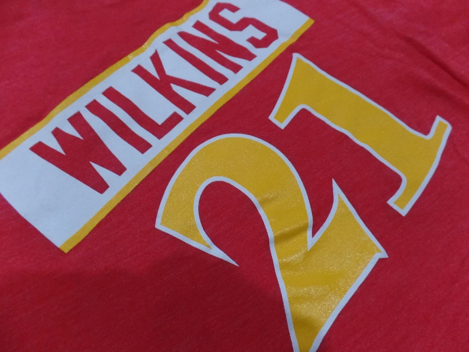 Etiquetas de camisa slim fit Atlanta Hawks Dominique Wilkins Adidas Throwback mistura tripla - Imagem 2 de 4