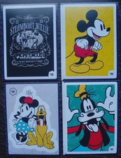 4x STICKER MICKEY MAUS X1 Disney Kind Geburtstag Micki Aufkleber Rewe Comic Goof