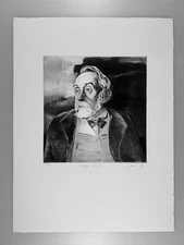 Rare Limited Edition Intaglio Print Edgar Degas by Oregon Artist Lisa Jones 1992