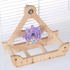 Bird Perch Toy Intelligence Puzzle Interactive Rocking Parakeet Toy Parrot Perch