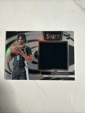 2024 Panini Select Silver Patch Stephon Castle No Jrs-cas Rookie San Antonio