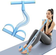 21 Fitness Resistance Bands-8 Tube Pedal Ankle Puller, Stirrup Puller for Exerci