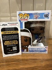 MVP Shai Gilgeous-Alexander AUTO SIGNED Basketball Funko Pop Figure- JSA COA