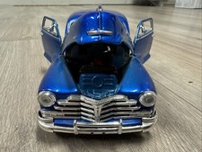 1948 Chevrolet Aerosedan Fleetline - Blue Diecast 1:24 Scale Model -73266 68056 