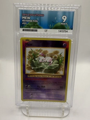 Mew 53/108 Evolutions Reverse Holo ACE 9