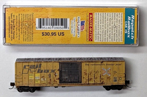 MTL Micro-Trains 02544445 SBD 141573 Railbox Repatch FW desgastado de fábrica | Zustand: New