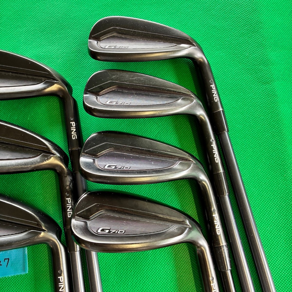 Ping G710 Iron Set 6-Sw 7pcs Stiff Graphite Shaft Golf Clubs Black