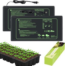 Seedling Heat Mat 2 Pack Heat Mats for Seed Starting Plants Indoor Growing Garde
