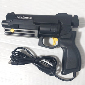 Sega Saturn lot of 2 VIRTUA GUN with 3 Japanese games For CRT TV Only Japan
