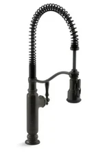 Kohler K-77515-2BZ Tournant 1.5 GPM Single Hole Pre-Rinse Kitchen Faucet