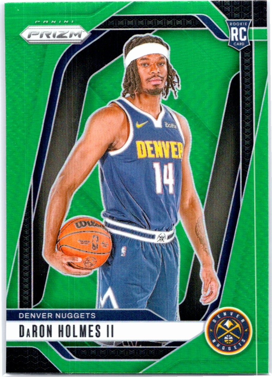 2024-25 Panini Prizm #235 DaRon Holmes II Prizms Green