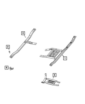 Genuine Mopar Lock Patch Bolt 06513621AA