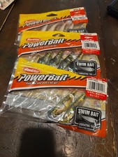3 Partial Pak Berkley Powerbait 3"  BabyBass/BlueGill/Shad Description PreRigged