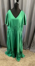bloomchic Nwt Neck Maxi Dress With Lace Details Size 22–24