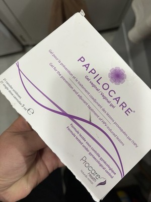 Papilocare Vaginal Gel Fragrance-Free Vaginal Moisturizer Gel 16 x 5 ml