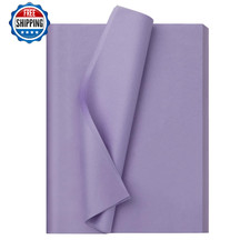 Simetufy Lavender Tissue Paper for Gift Bags, 115 Sheets 14 x 20 Inches Light Pu