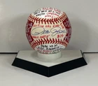 Pete Rose Signed ONL Baseball, VCBC SuperStats, Hand Painted, PETE VS. HOFERS!