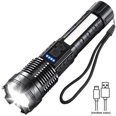 Rechargeable LED Flashlights, Super Bright Handheld Flashlight, 7 Modes with COB