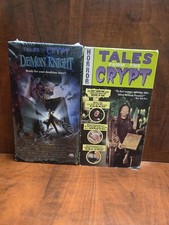 2 Tales From The Crypt VHS Tapes 1989 3 Episode Tape And 1995 Demon Nights Movie