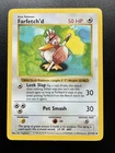 Pokemon Card Farfetch’d 27/102 Shadowless Base Set WOTC