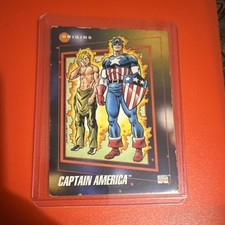 Impel 1992 Marvel Universe Captain America Origins #166 Non-Sport Trading Card