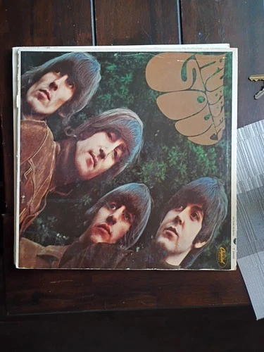 Beatles "Rubber Soul" LP CAPITOL T-2442 MONO 1965 Scranton Pressing
