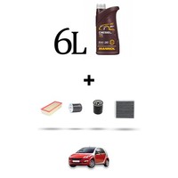 Hoffcar Set Service 4 Filter Und 6L ÖL FüR - Smart Forfour (454) 1.5 CDI 50Kw Da