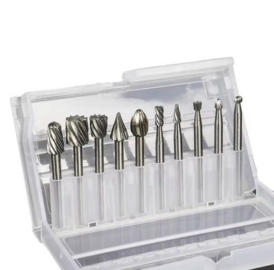 SET 10 STÜCK BOHRER/DREMMELBOHRER AUS METALL FÜR HOLZ UND HARTMETALLE