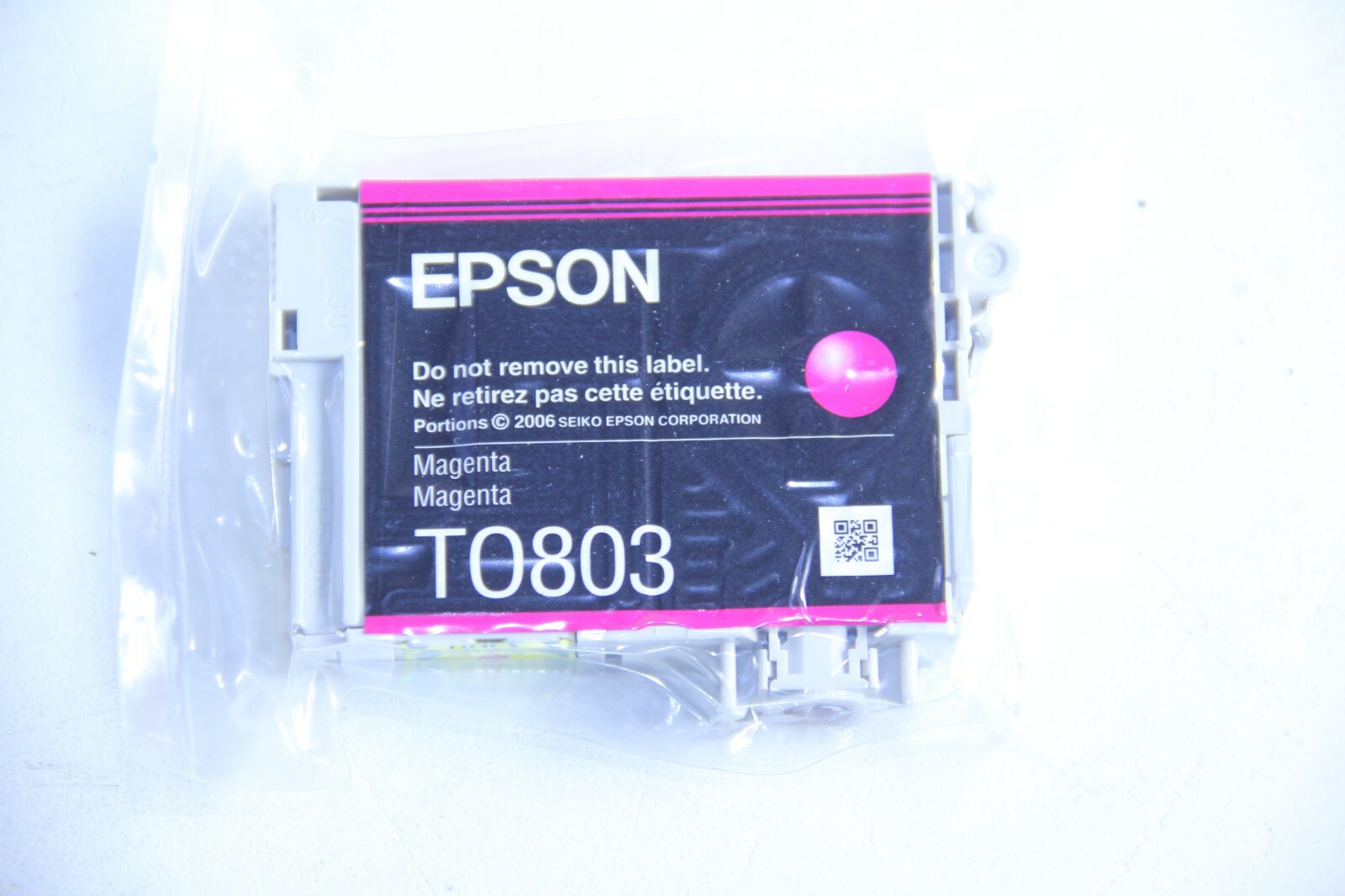 Epson T0803 Magenta Ink Cartridge for Epson Stylus Photo - New