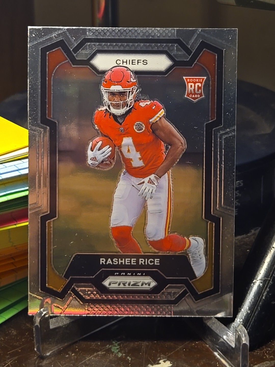 2023 Panini Prizm Rashee Rice Prizm Base RC Kansas City Chiefs Rookie #350