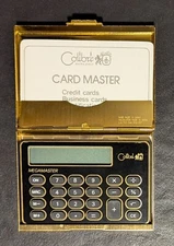 VTG Colibri Calculator / Business Card Holder Case - UNTESTED Needs New Battery