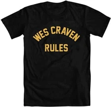 Wes Craven Rules Director Master Of Horror Movies Unisex T-Shirt