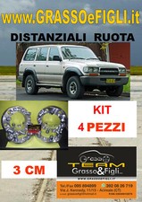 kit 4 Distanziali Ruota For Toyota Land Cruiser J80 1989>1998 30mm Wheel spacers