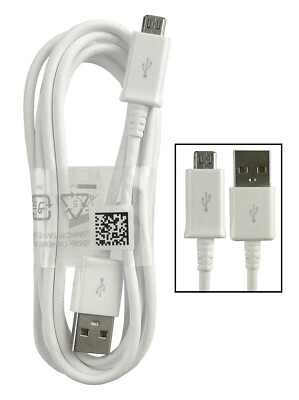 1m USB Weiß Ladegerät Stromkabel für Kodak Cherish C520 / C525 Babyphone