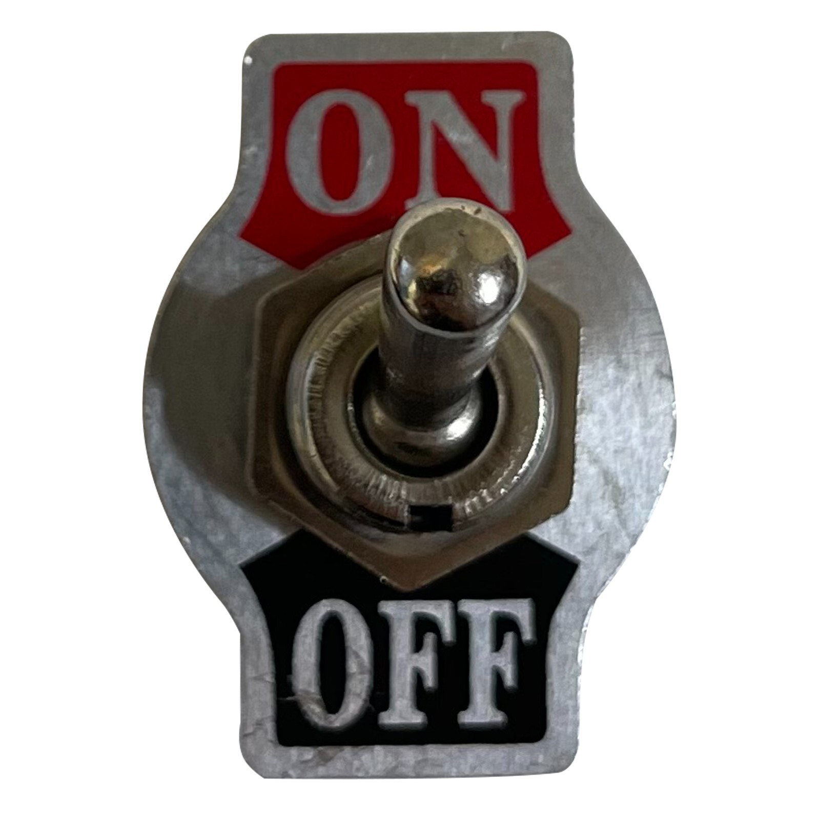 (2) Heavy Duty On Off Metal Toggle Switch 25 Amps 12 Volt SPST Fits 1/2 ...