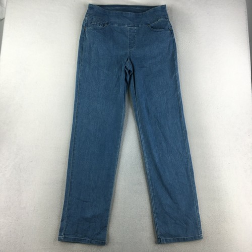 Denim \u0026 Co Jeans Womens 10 Tall Pull On 