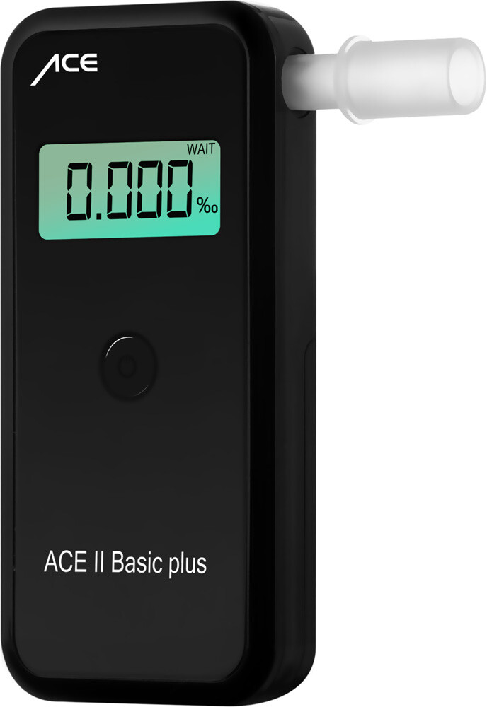 Alkoholtester Promilletester LCD-Anzeige Alcohol Tester Polizeigenau Mundstücke