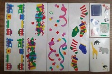 Mrs. Grossman's Sticker Lot Full Partial Sheets Party Zoo Train Halloween S51