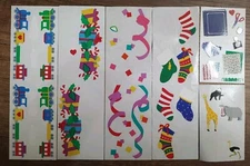 Mrs. Grossman's Sticker Lot Full Partial Sheets Party Zoo Train Halloween S51